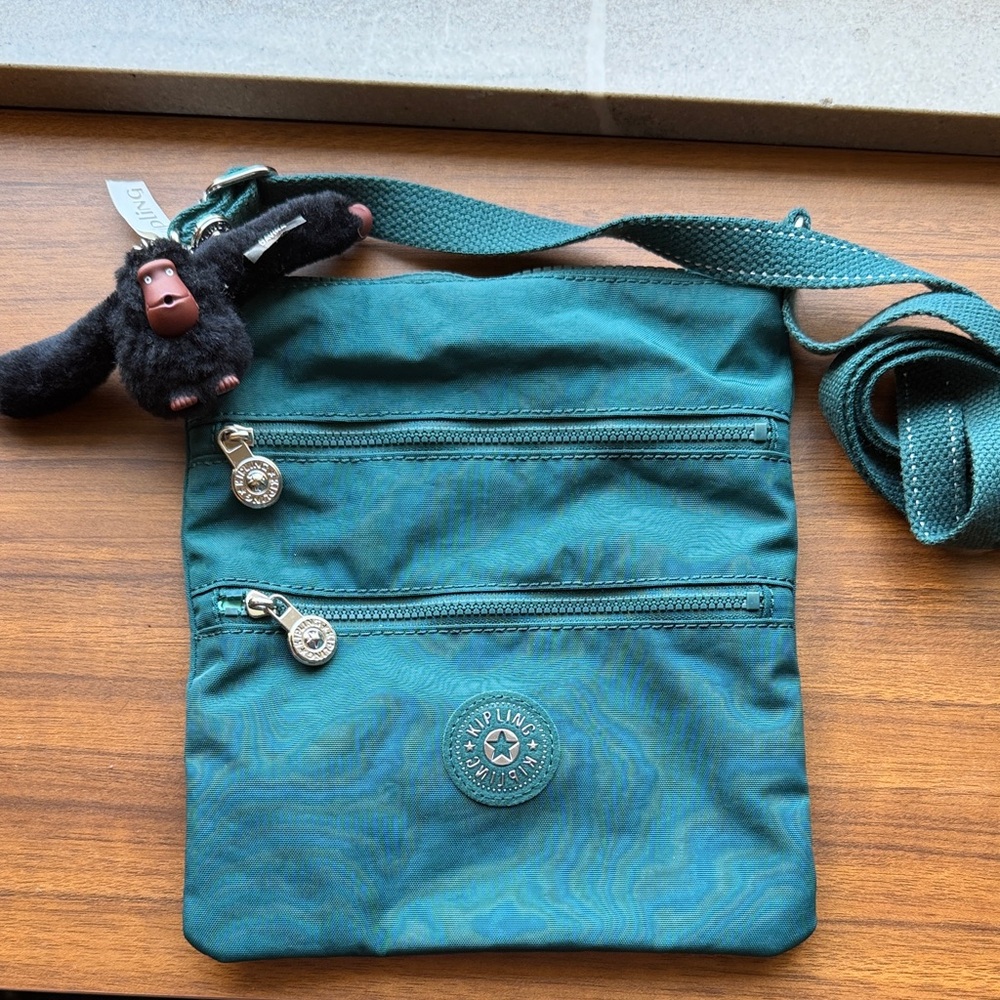 Kipling Keiko Graceful Green Crossbody Bag